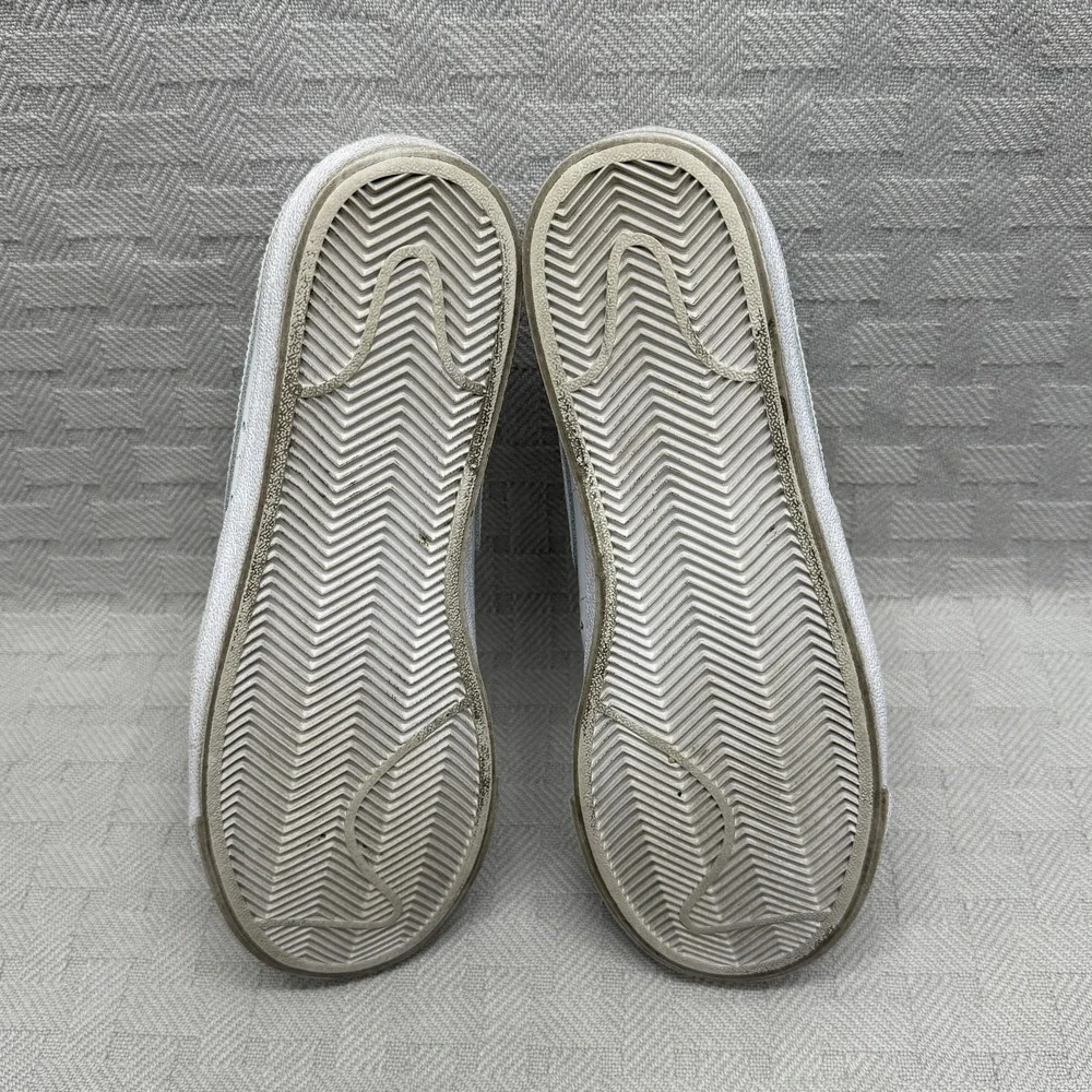 Nike Blazer Low Shoes Womens Size 7.5 White Leather‎ Low Top Sneakers DC4769-101